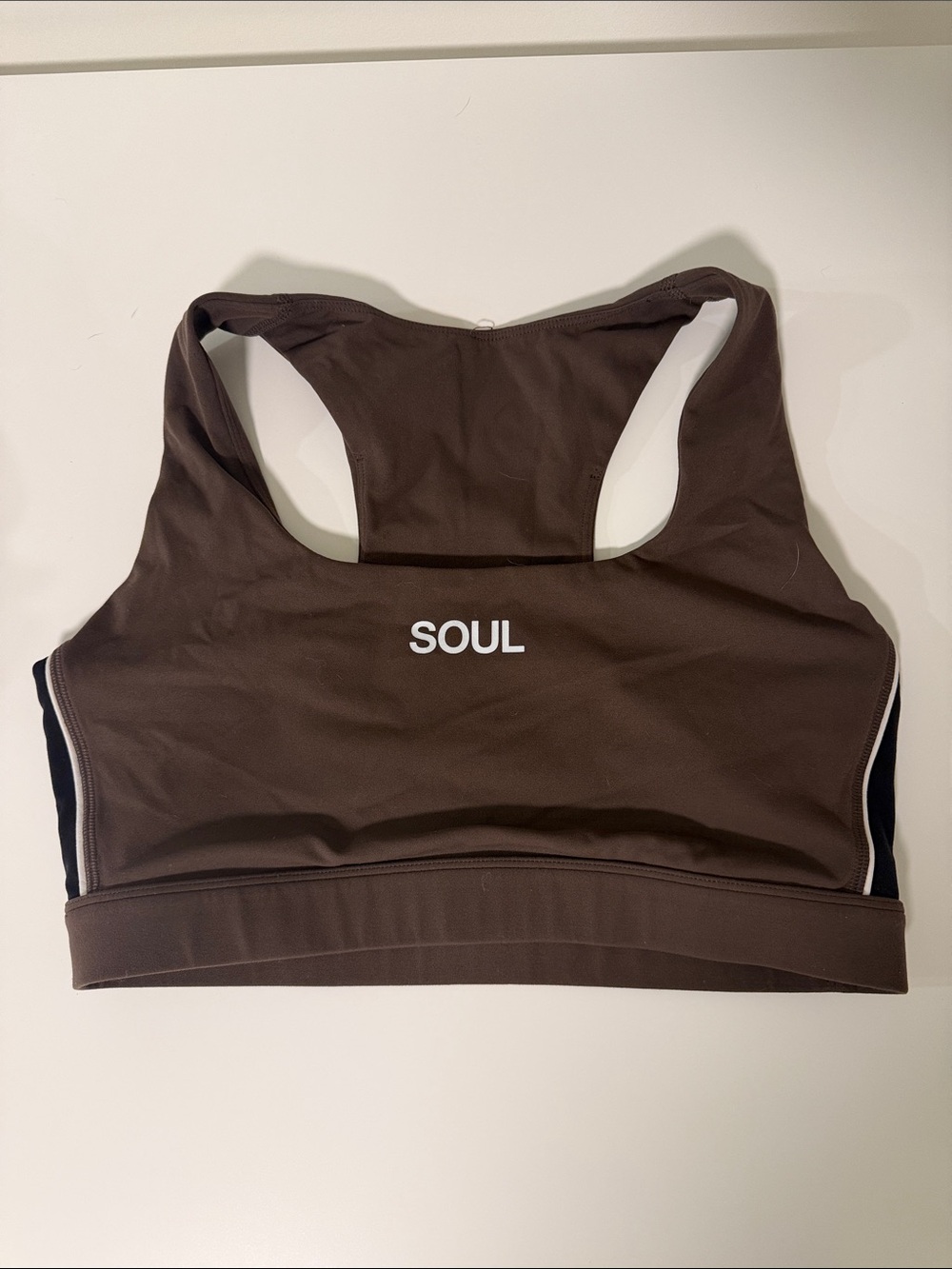 Splits59 Brown SOUL Racerback Sports Bra Size M
